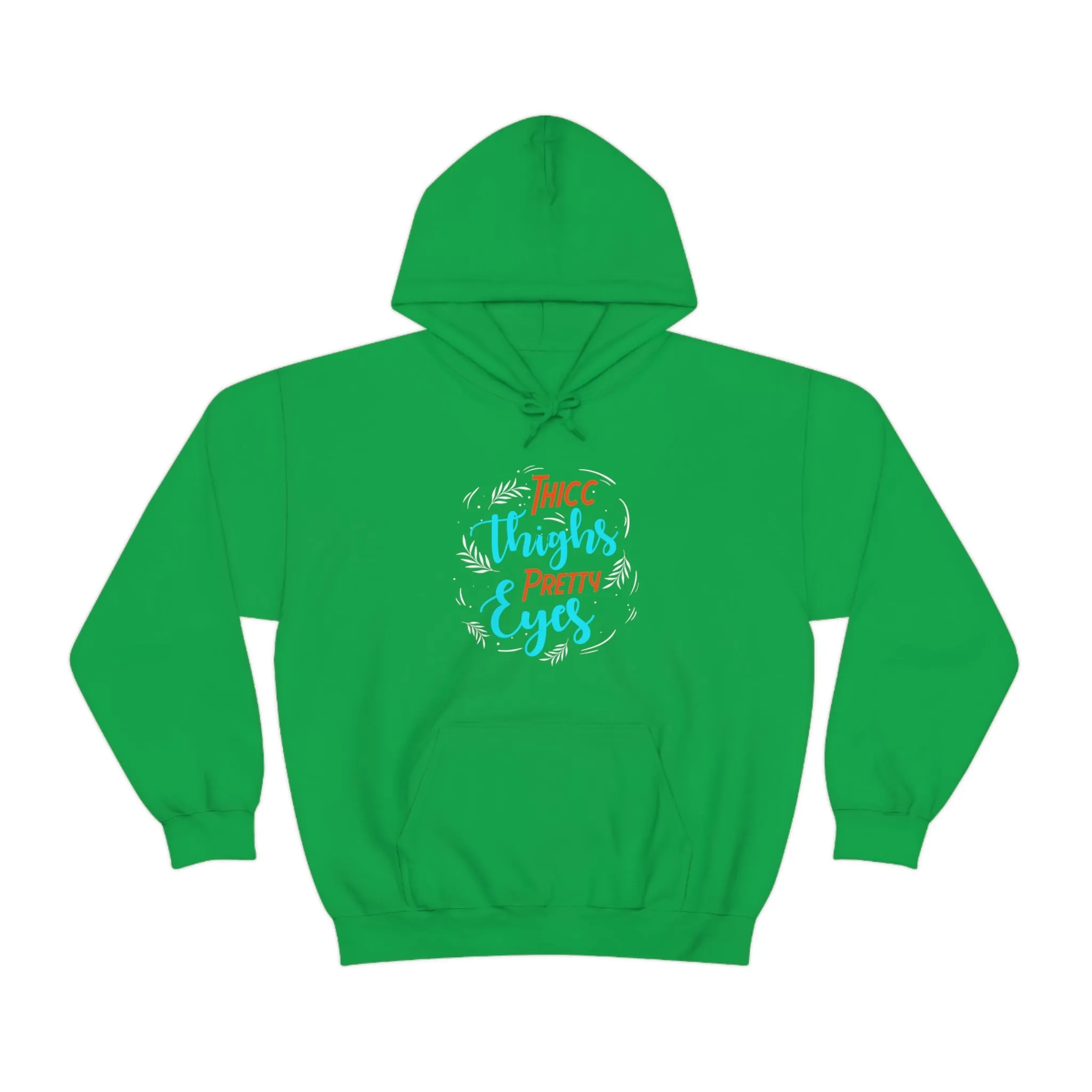 Thicc Thighs Pretty Eyes Unisex Heavy Blend™ Hooded Sweatshirt