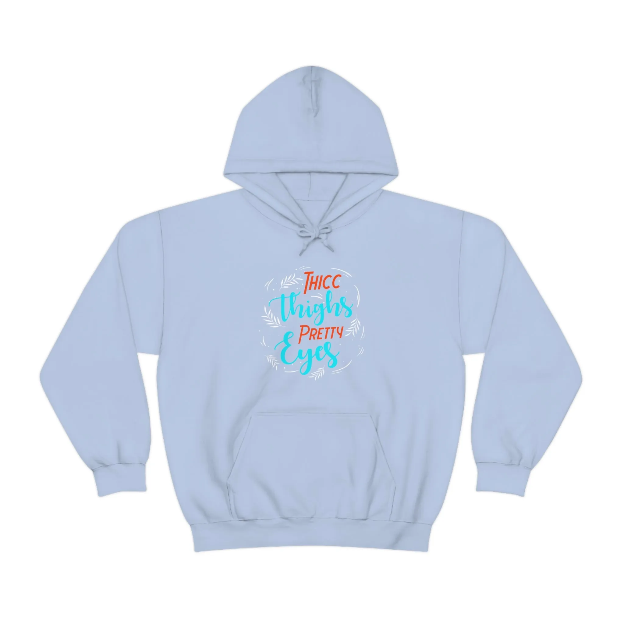 Thicc Thighs Pretty Eyes Unisex Heavy Blend™ Hooded Sweatshirt