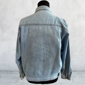 Vintage 90s Disney Denim Jacket.  Mickey & CO on back