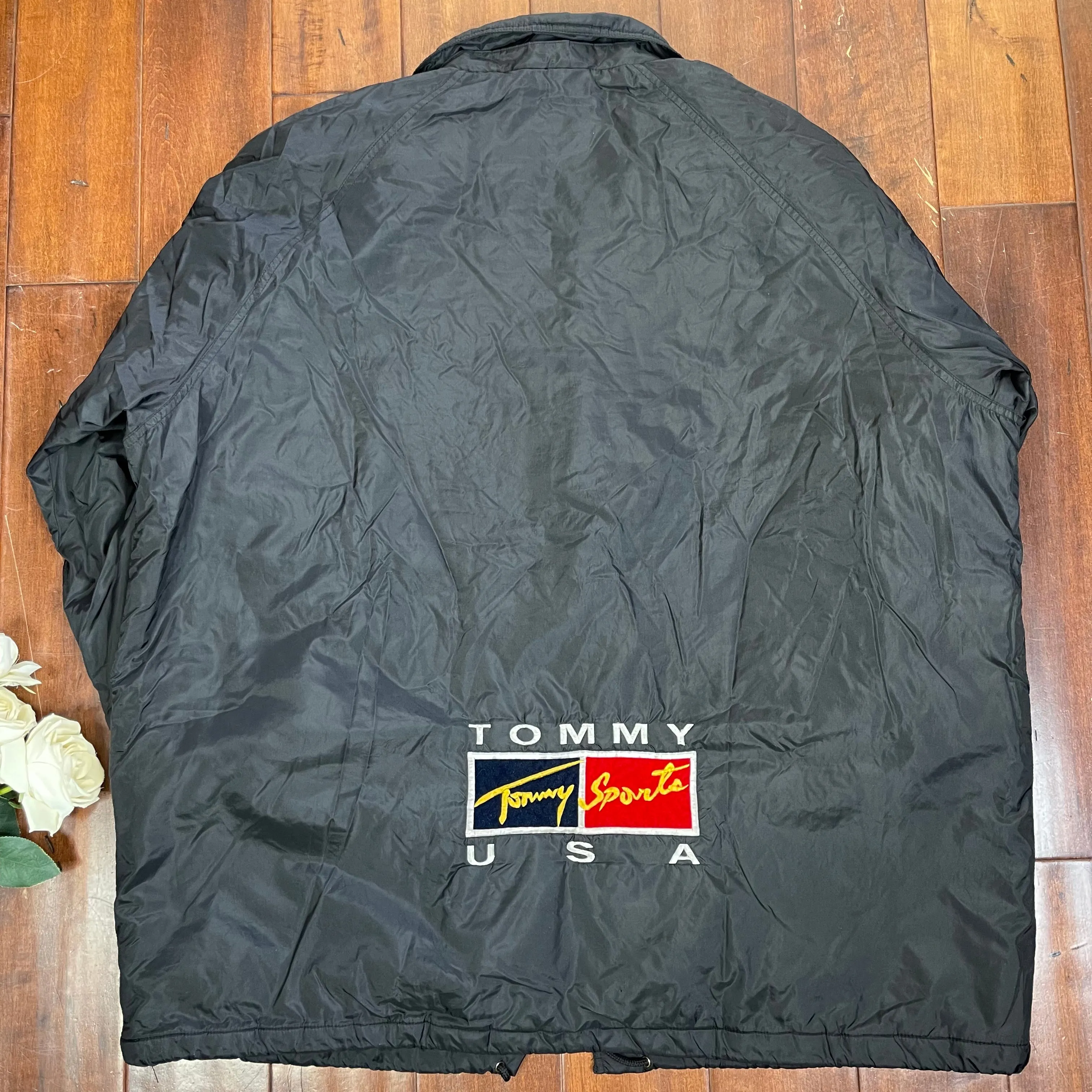 VINTAGE 90’S TOMMY USA SPORTS ZIP-UP JACKET