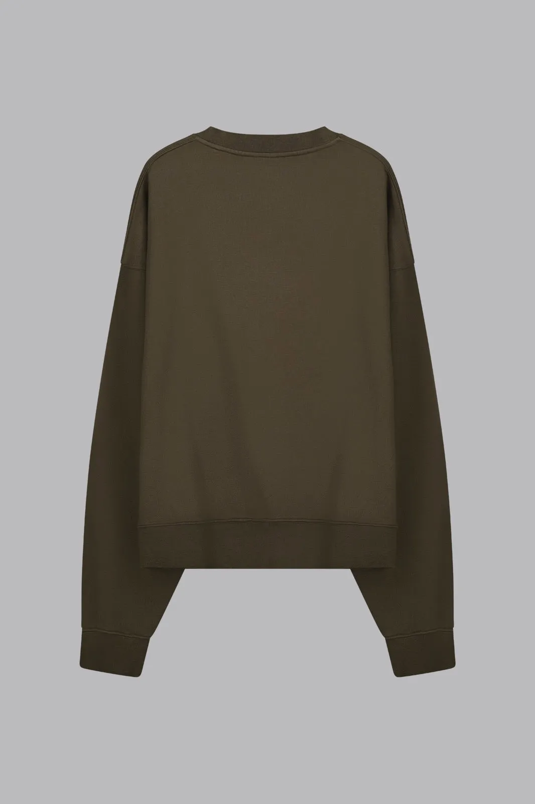 V_LYFE420 BOXY SWEATER - Khaki