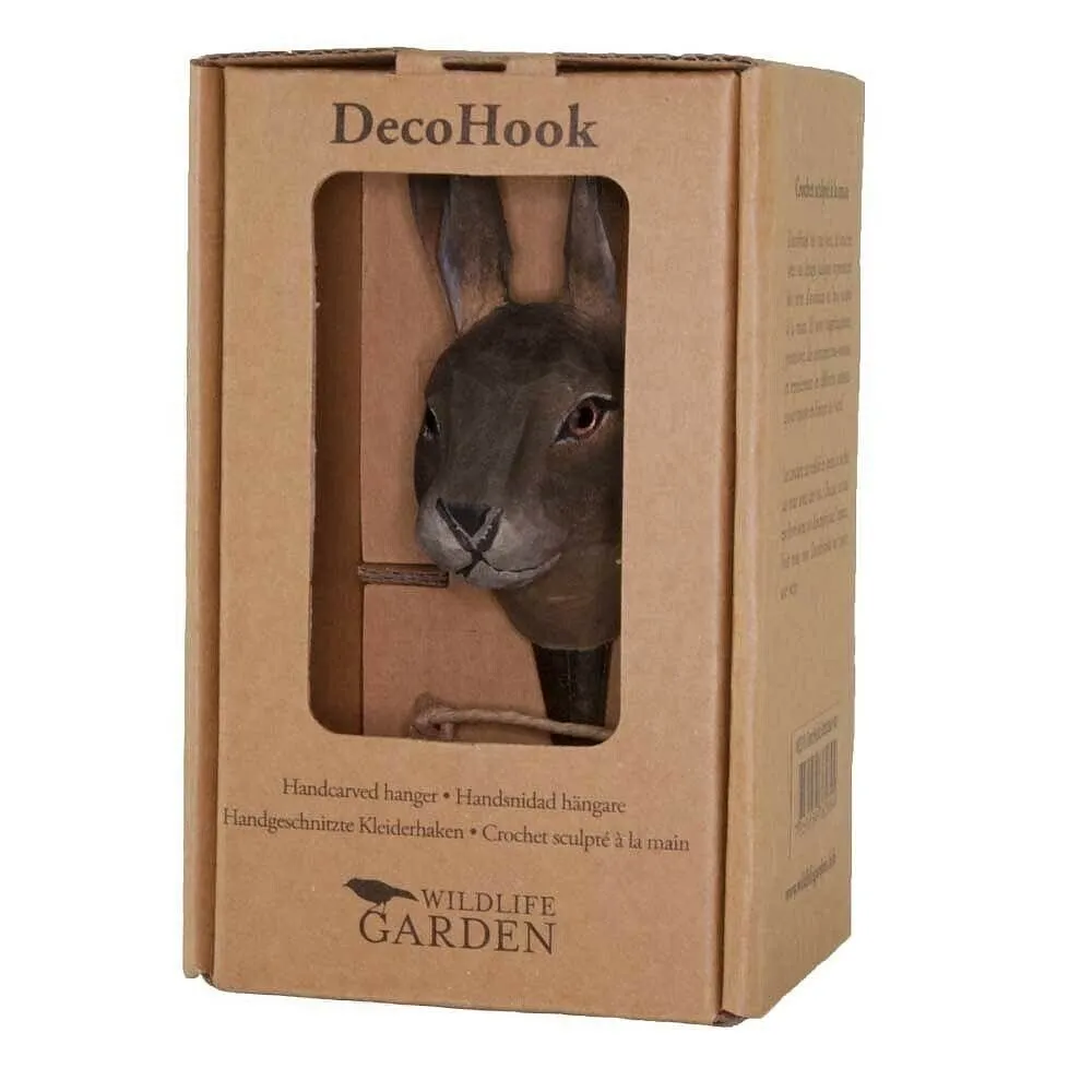 Wildlife Garden: Hook Hand Carved Mountain Hare