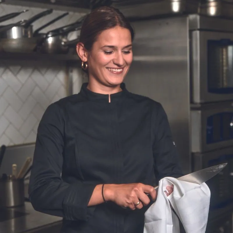 Women's Black Kitchen Coat - LAFONT