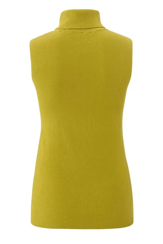 YAYA High neckline avocado oil sweater